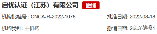 54家iso認(rèn)證機(jī)構(gòu)被撤銷《認(rèn)證機(jī)構(gòu)批準(zhǔn)書》