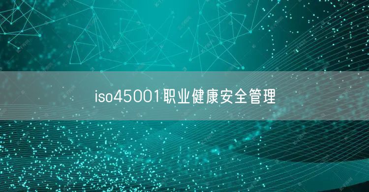 iso45001職業(yè)健康安全管理(0)
